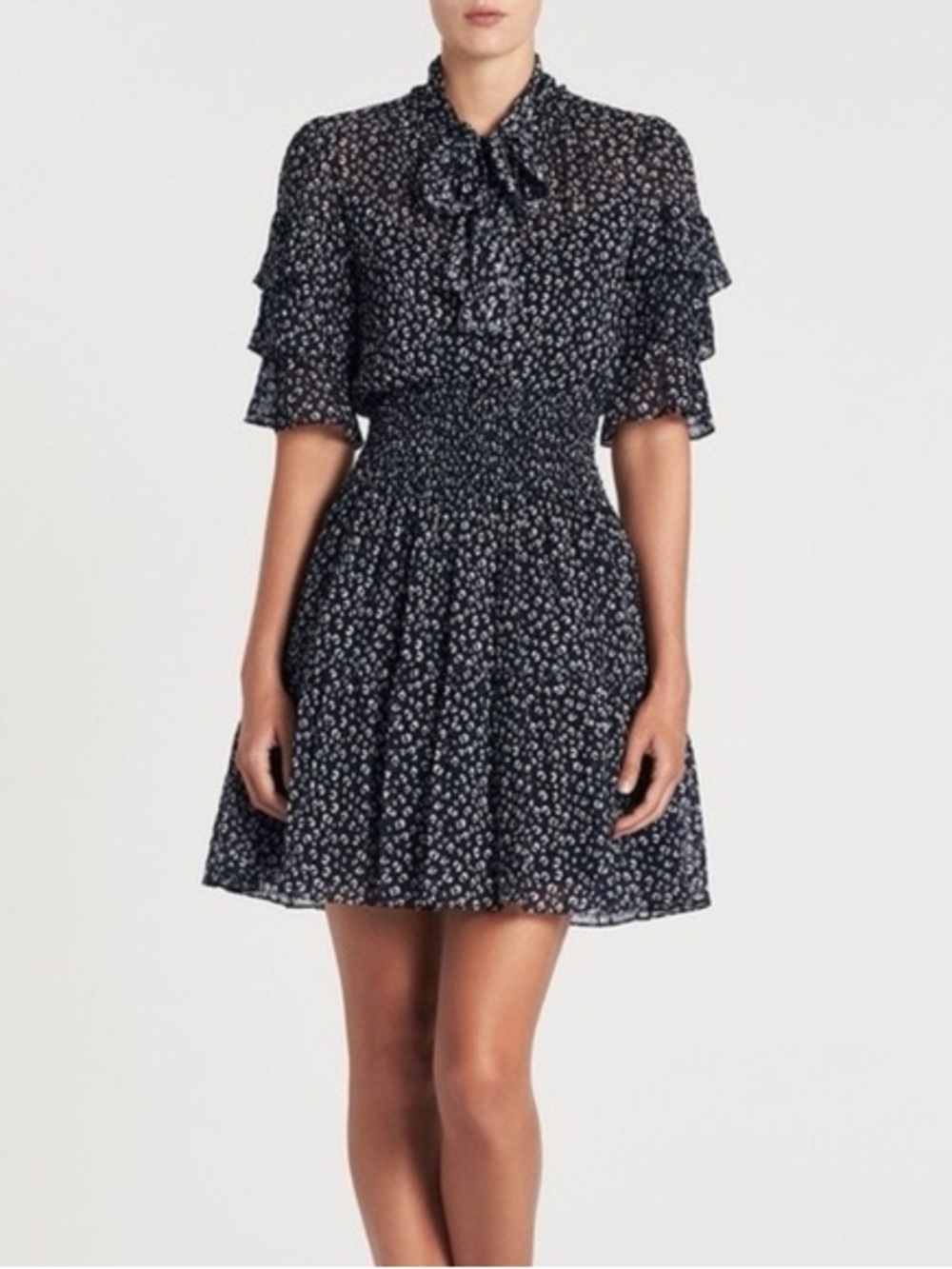 Rebecca Taylor Silk Cheetah Dress - Picture 2 of 10